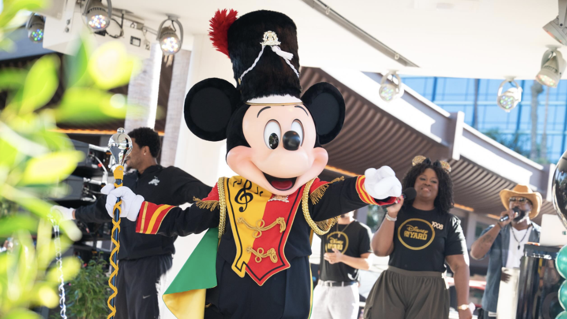 Drumline Mickey dancing 